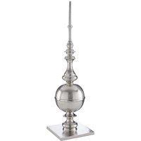 Premier Housewares Large Obelisk - Rough Nickel/Silver Finish, Silver