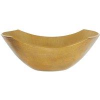 Premier Housewares Estrella Large Bowl - Gold Finish, Gold