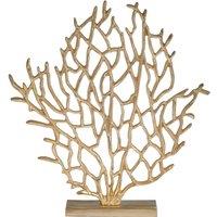 Premier Housewares Prato Small Tree Sculpture - Gold Finish, Gold