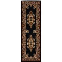 Homemaker Tradition Runner Rug - Black 067x300