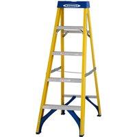 Werner Fibreglass Swingback 5Tread Stepladder