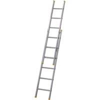 Werner Double Extension Ladder - 1.85m, Silver