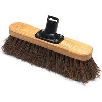 Addis 275mm Stiff Broom Head, Brown