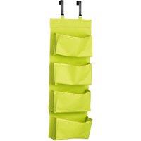 Premier Housewares Over Door Hanging Organiser 4 Tier, Green