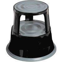 Premier Housewares 2 Tier Black Step Stool, Black