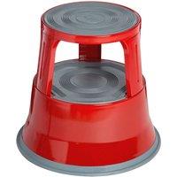 Premier Housewares 2 Tier Red Step Stool, Red