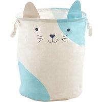 Premier Housewares Mimo Cat Face Laundry Bag - White