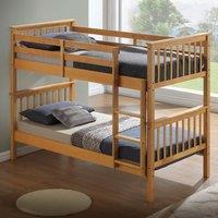 The Artisan Bed Company The Artisan Bed Compay Bunk Bed with Flat Headboard - Beech, Brown