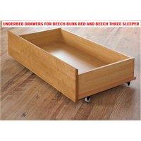 The Artisan Bed Company Beech Under-bed Drawers - 2pk, Brown