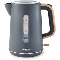 Russell Hobbs Tower T10037G Scandi 3kW Boil Dry Potected 1.7L Kettle Grey, Grey
