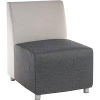 Teknik Cube Modular Reception Sofa - Dark Grey Chair, Grey