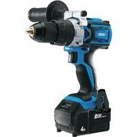 Draper D20 20V Brushless Combi Drill with 4Ah Battery and Fast Charger, Blue