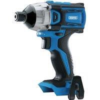 Draper D20 20V Brushless 1/4 Impact Driver - Bare (180Nm), Blue