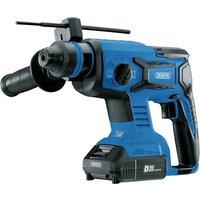 Draper D20 20V Brushless SDS+ Rotary Hammer Drill with 2 x 2Ah Batteries and Charger, Blue