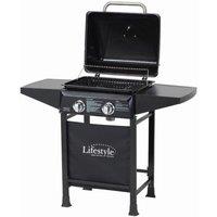 Lifestyle Appliances Cuba 2 Burner Gas BBQ with Side Shelves