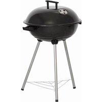 Lifestyle Appliances 17" Kettle Charcoal BBQ with 3 legs, Black
