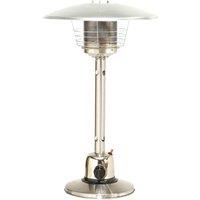 Lifestyle Appliances Sirocco 4kw Gas Table Top Patio Heater, Silver