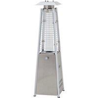 Lifestyle Appliances Chantico 3kw Gas Flame Table Top Heater, Silver