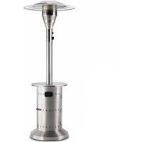 Lifestyle Appliances Commercial Stainless Steel Retractable 14kW Gas Patio Heater, Silver