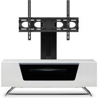 Alphason Chromium 2 1000 + Bracket TV Stand - White, White