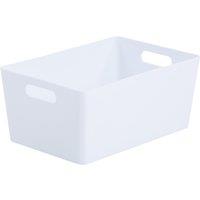 Wham Rectangular Studio Store Basket 4.02 - Ice White, White