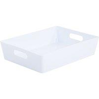 Wham Rectangular Studio Store Basket 5.01 - Ice White, White