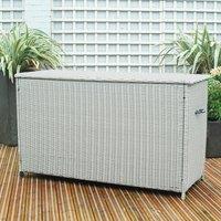 Pacific Lifestyle Large Cushion Storage Box - Stone Grey, Grey