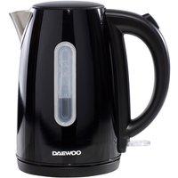 Daewoo SDA1684 3KW Kensington 1.7L Jug Kettle - Black, Black