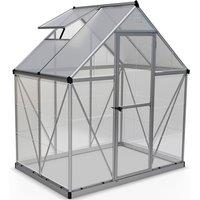 Palram - Canopia Canopia by Palram Hybrid Greenhouse 6 x 4 - Silver, Silver