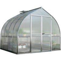 Palram - Canopia Canopia by Palram Bella Greenhouse 8 x 8 - Silver, Silver