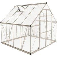 Palram - Canopia Canopia by Palram Balance Greenhouse 8 x 8 - Silver, Silver