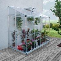 Palram - Canopia Canopia by Palram Lean To Grow House 8 x 4 - Silver Hybrid, Silver