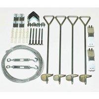 Palram - Canopia Canopia by Palram Greenhouse Anchoring Kit, Silver