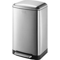 Black & Decker Black + Decker 30L Soft Close Pedal Bin - Silver, Silver