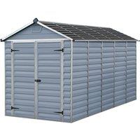 Palram - Canopia Canopia by Palram SkyLight Shed 6 x 12 - Dark Grey, Grey