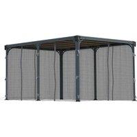 Palram - Canopia Canopia by Palram Milano Gazebo Netting Set - White, White