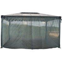 Palram - Canopia Canopia by Palram Martinique Rectangular Gazebo Netting Set- Grey, Grey