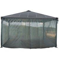 Palram - Canopia Canopia by Palram Rectangular Gazebo Netting Set - Grey, Grey