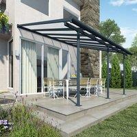 Palram - Canopia Canopia by Palram Sierra Patio Cover 3m x 4.25m - Grey Clear, Grey