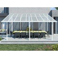 Palram - Canopia Canopia by Palram Sierra Patio Cover 3m x 5.46m - White Clear, White