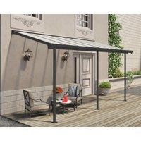 Palram - Canopia Canopia by Palram Sierra Patio Cover 2.3m x 4.6m - Grey Clear, Grey
