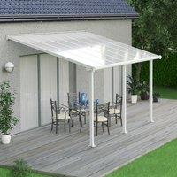 Palram - Canopia Canopia by Palram Olympia Patio Cover 3m x 4.25m - White Clear, White
