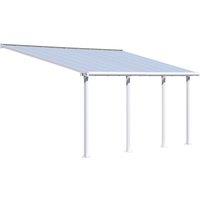 Palram - Canopia Canopia by Palram Olympia Patio Cover 3m x 6.1m - White Clear, White