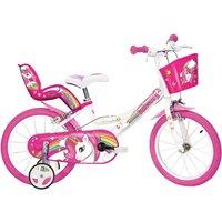 Unicorn Kids Bicycle - 14'' Wheel, Pink