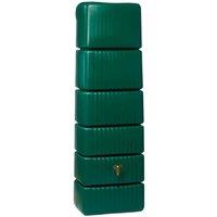 Garantia Slim Wall Tank 300L - Dark green, Green