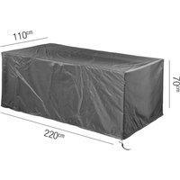 Table Aerocover 220 x 110 x 70cm, Black