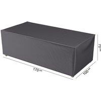 Lounge Bench Aerocover 170 x 100 x 70cm, Black