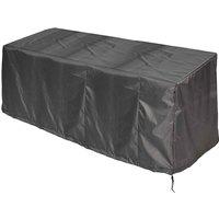 Lounge Bench Aerocover 205 x 100 x 70cm, Black