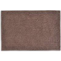 Allure Microfibre Chenille Super soft Large Bath Mat - Mocha, Brown