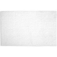 Allure Microfibre Chenille Super soft Large Bath Mat- White, White